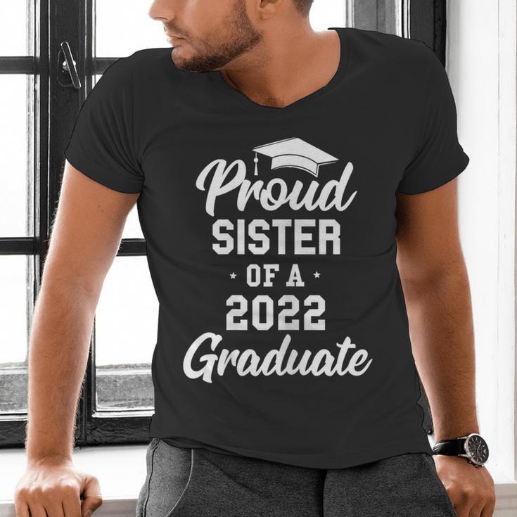 Proud Sister Of a 2022 Graduate Class Of 2022 Graduation Men's V-Neck T-Shirt