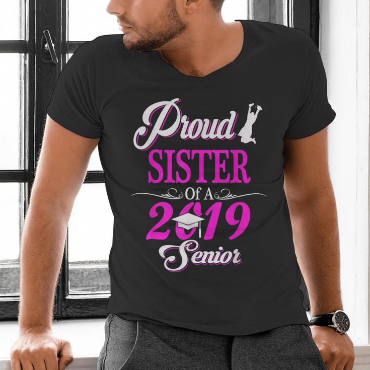 Proud SISTER Of A Class 2019 Senior Tshirt Graduation Men's V-Neck T-Shirt