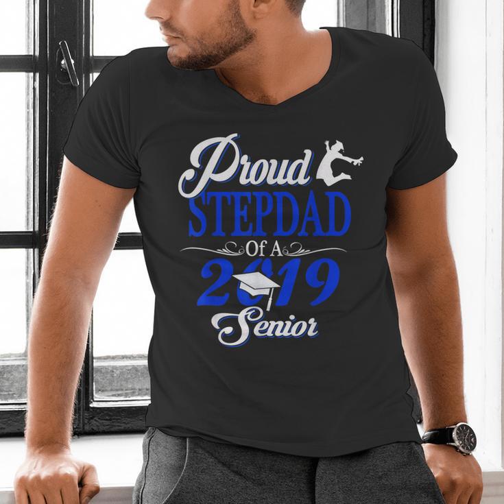 Proud STEPDAD Of A Class 2019 Senior Tshirt Graduation Men's V-Neck T-Shirt