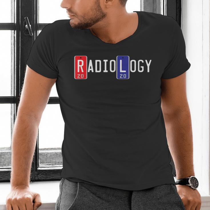 Radiology Tech X-Ray Markers 2020 Graduation Men's V-Neck T-Shirt