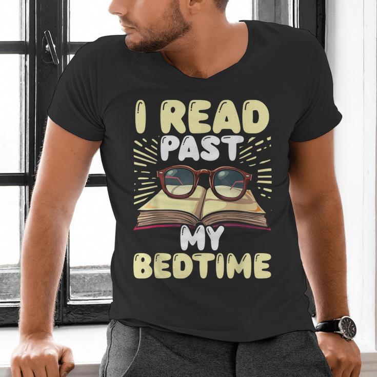 Reading Books For Kids Book Lover Bookworm Librarian Men's V-Neck T-Shirt