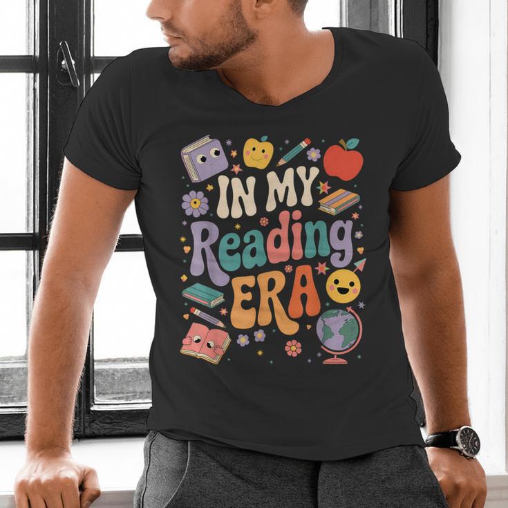 In My Reading Era Books Lovers Men Women Kids Men's V-Neck T-Shirt In My Reading Era Books Lovers Men Women Kids Men's V-Neck T-Shirt