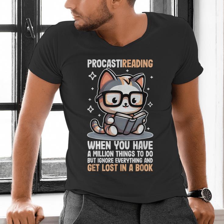 Reading Shirts For Women Bookworm Shirt Book Lover Men's V-Neck T-Shirt