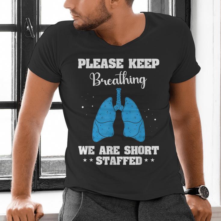 Respiratory Therapist Appreciation RT School Graduation Men's V-Neck T-Shirt