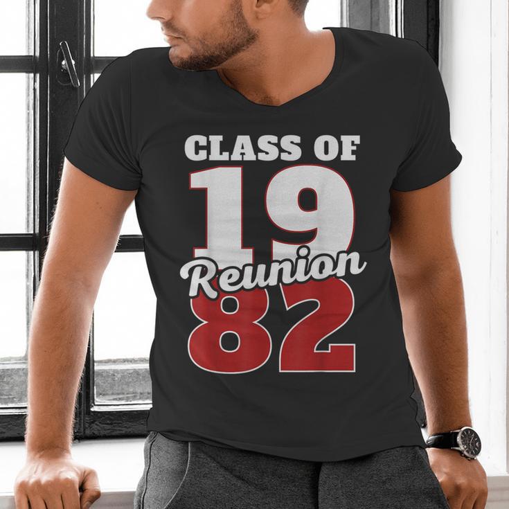 Reunion 1982 Class Of 1982 Reunion 82 Graduation 1982 Men's V-Neck T-Shirt