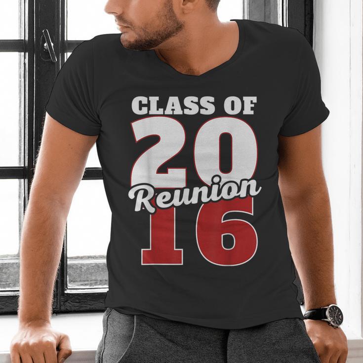 Reunion 2016 Class Of 2016 Reunion 16 Graduation 2016 Men's V-Neck T-Shirt