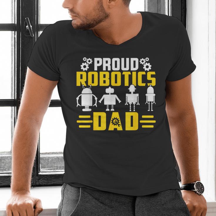 Robotics Father Robotics Dad Men's V-Neck T-Shirt