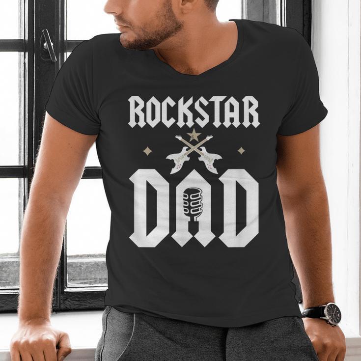 RockStar Dad Men's V-Neck T-Shirt