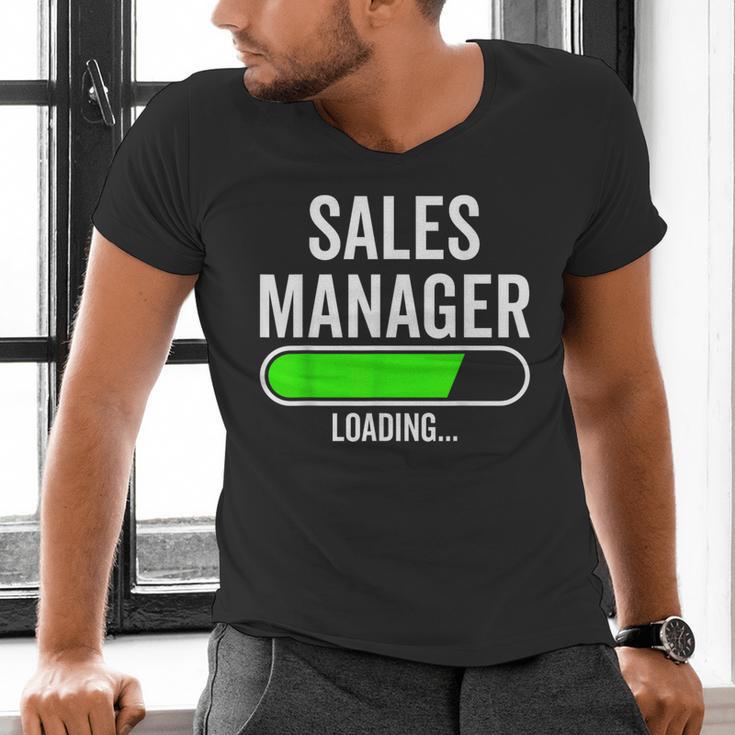 Sales Manager Loading Graduation Graduate New Job Men's V-Neck T-Shirt