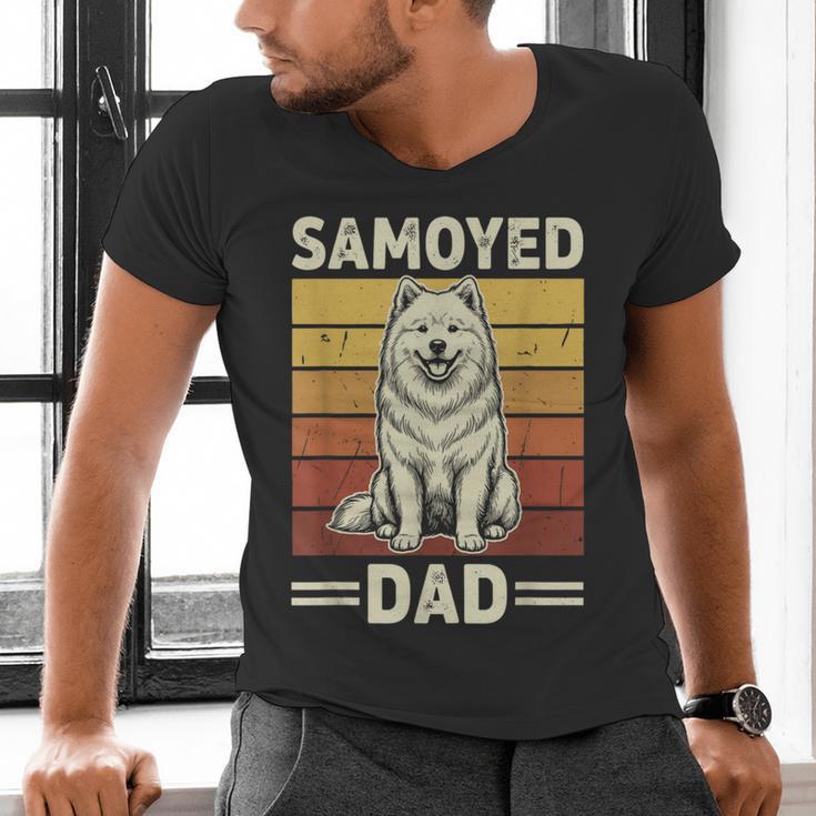 Samoyed Dad Men's V-Neck T-Shirt