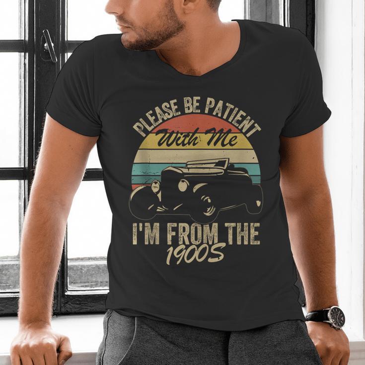 Sarcasm Retro Please Be Patient With Me I'm From The 1900s Men's V-Neck T-Shirt