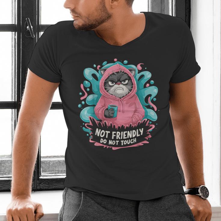 Sarcastic Loner Introvert Clothing Not Friendly Do Not Touch Small Men's V-Neck T-Shirt Sarcastic Loner Introvert Clothing Not Friendly Do Not Touch Small Men's V-Neck T-Shirt