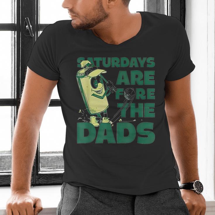 Saturdays Are Fore The Dads Golf Men's V-Neck T-Shirt