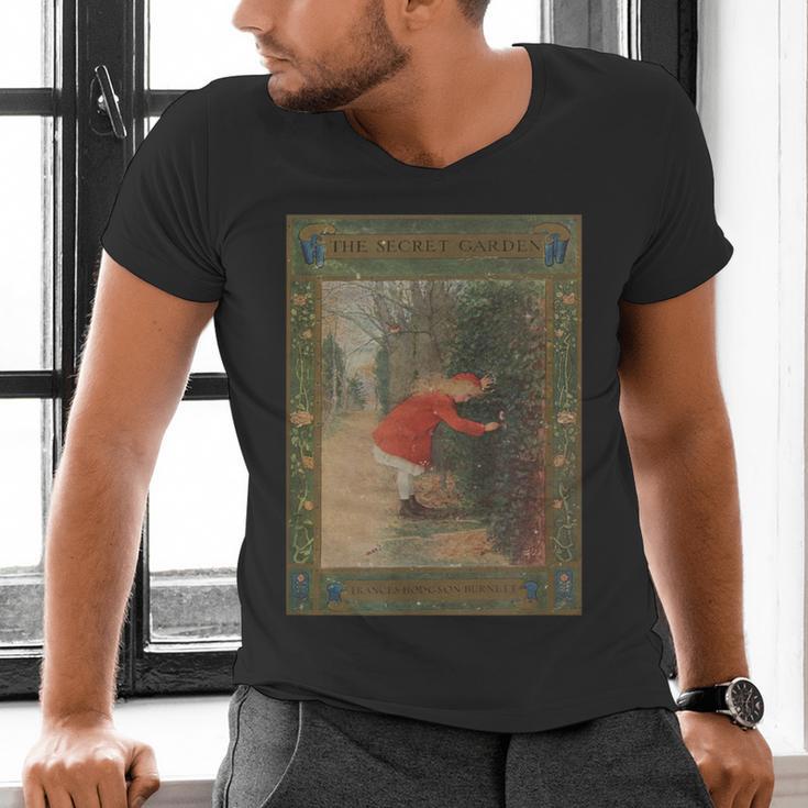 The Secret Garden Book Cover Men's V-Neck T-Shirt The Secret Garden Book Cover Men's V-Neck T-Shirt