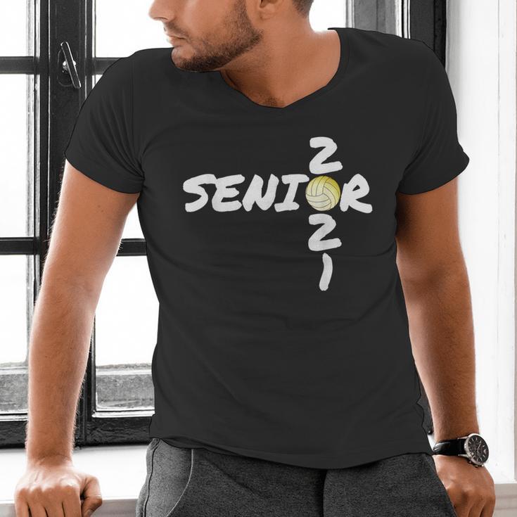 Senior 2021 Volleyball Graduation Shirt Men's V-Neck T-Shirt