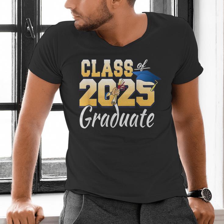 Senior 2025 Class Of 2025 Senior Graduate 2025 Graduation Men's V-Neck T-Shirt
