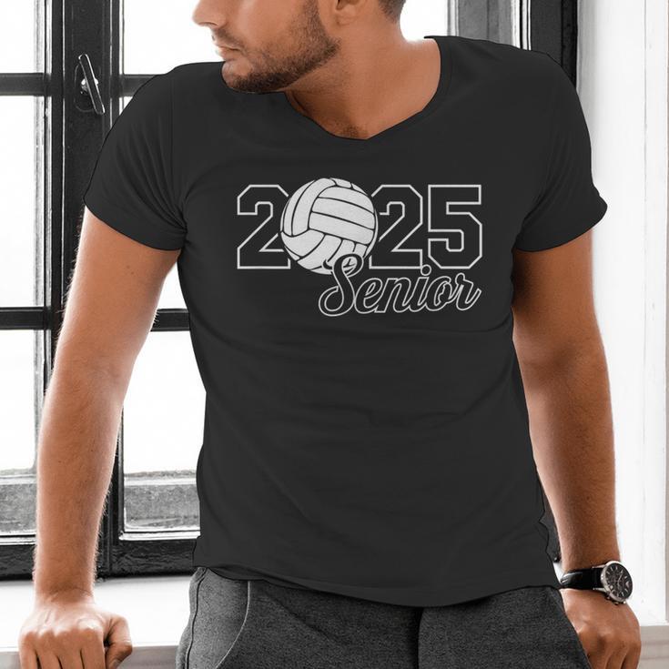 Senior 2025 Volleyball Mom High School Graduation Outfit Pro Men's V-Neck T-Shirt