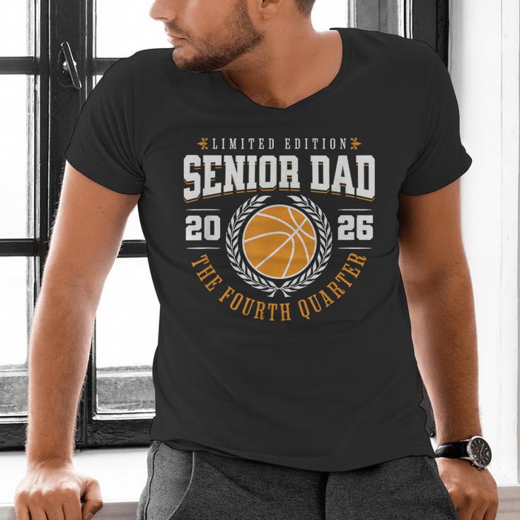 Senior Basketball Dad 2026 The Final Quarter Men's V-Neck T-Shirt