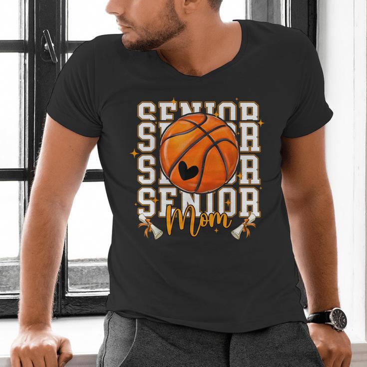 Senior Basketball Mom 2026 Basketball Graduation Men's V-Neck T-Shirt