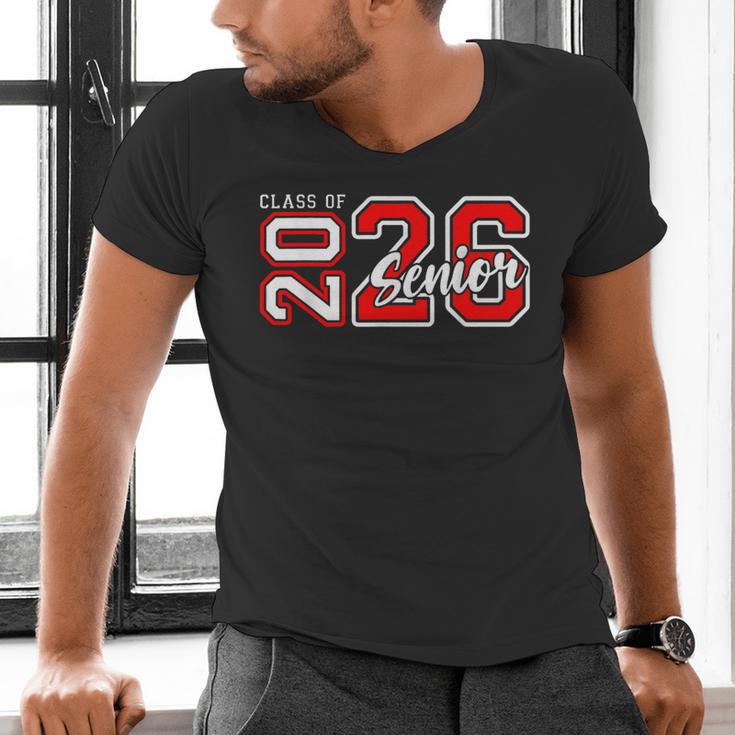 Senior Class Of 2026 Graduation Back To School Senior 26 Men's V-Neck T-Shirt