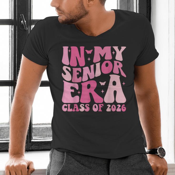 In My Senior Era Class Of 2026 Retro Senior 2026 Graduation Men's V-Neck T-Shirt