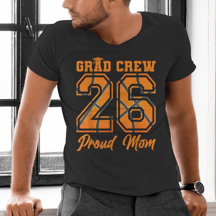 Senior Mom Class Of 2026 Basketball Mom Graduation Men's V-Neck T-Shirt