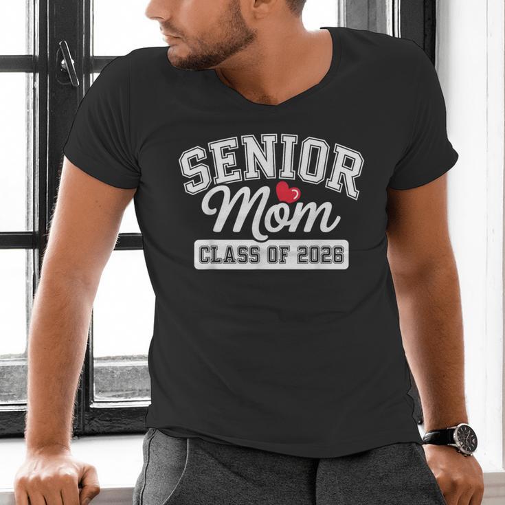 Senior Mom Class Of 2026 Senior Mama 2026 Graduation Women Men's V-Neck T-Shirt
