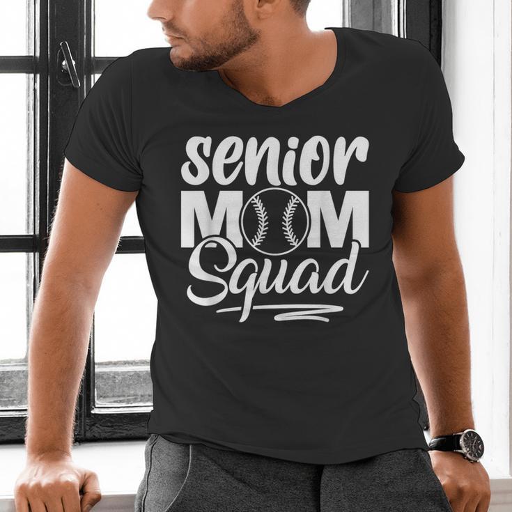 Senior Mom Squad Baseball Class Of 2023 Graduation Men's V-Neck T-Shirt