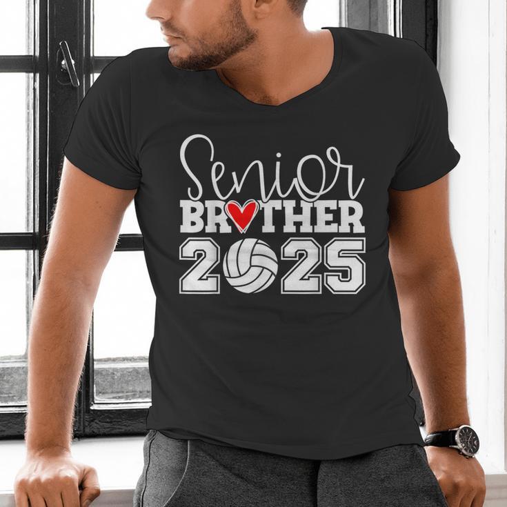 Senior Volleyball Brother 2025 Class Of 2025 Graduation Men's V-Neck T-Shirt