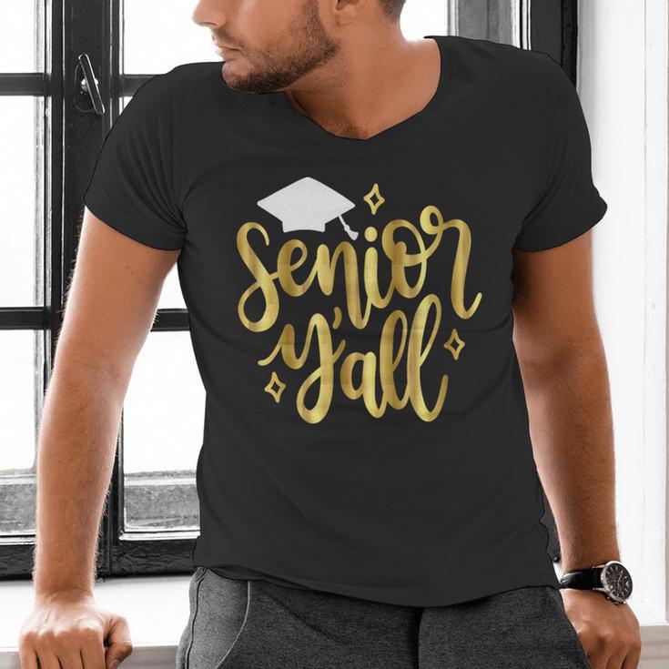 Seniors Y'All 2019 Graduation Tshirt High School College Men's V-Neck T-Shirt