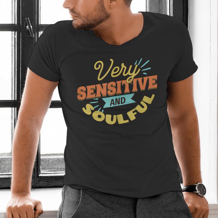 Very Sensitive And Soulful Introvert Men's V-Neck T-Shirt