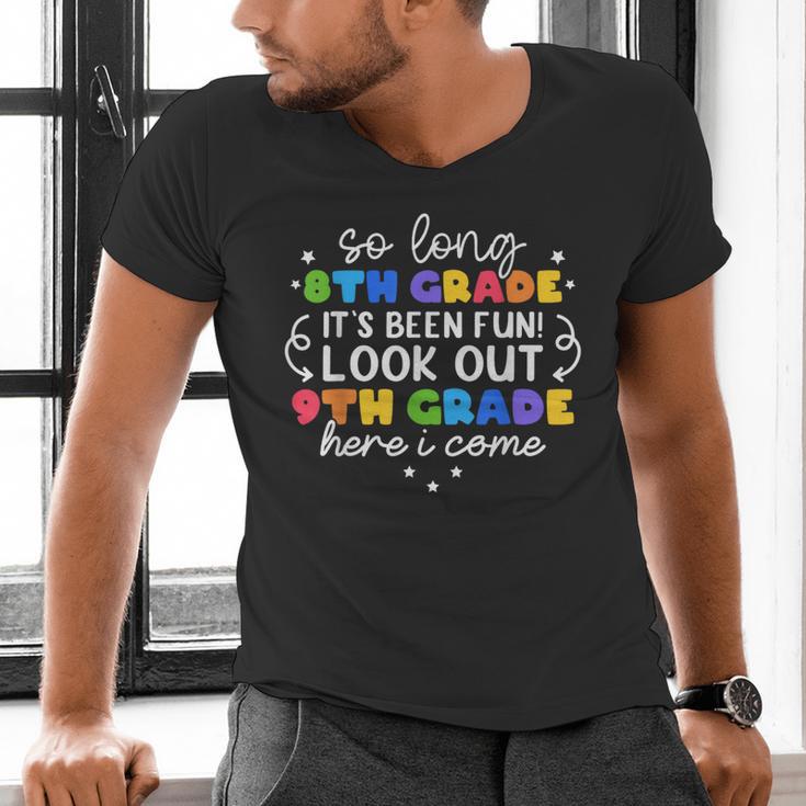 So Long 8th Grade 9th Grade Here I Come Graduation Cute Men's V-Neck T-Shirt