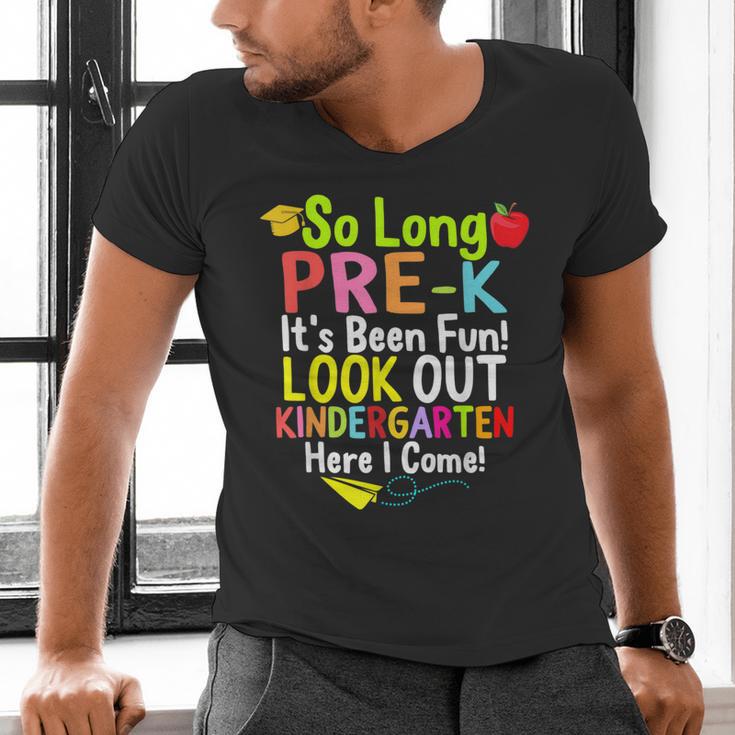 So Long Pre-K Kindergarten Here I Come Graduation Kids Men's V-Neck T-Shirt