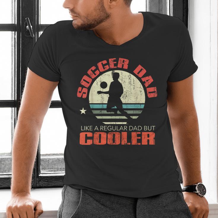 Soccer Dad Player Fan Best For Men Men's V-Neck T-Shirt