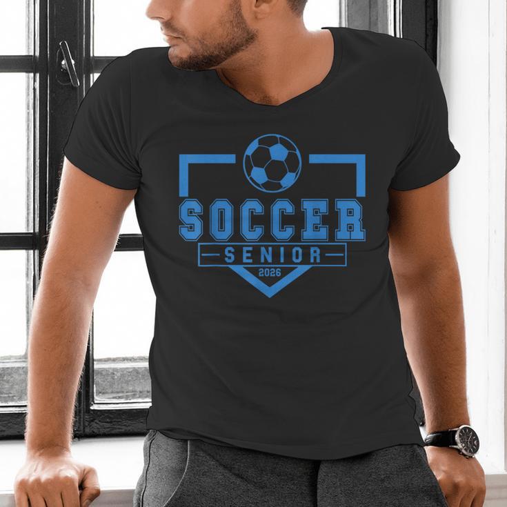 Soccer Senior Night Soccer Senior 2026 Graduation 44 Men's V-Neck T-Shirt