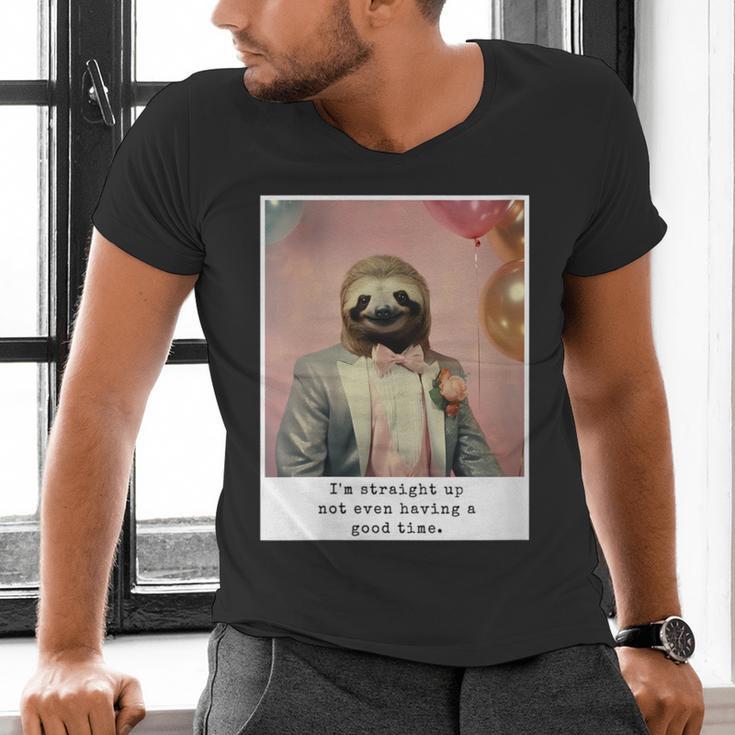 Social Anxiety Not Having A Good Time Socializing Introvert Men's V-Neck T-Shirt Social Anxiety Not Having A Good Time Socializing Introvert Men's V-Neck T-Shirt