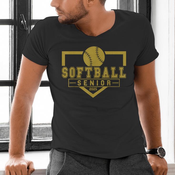 Softball Senior Night Softball Senior 2025 Graduation 20 Men's V-Neck T-Shirt