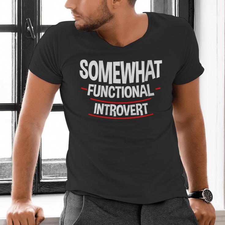 Somewhat Functional Introvert Men's V-Neck T-Shirt Somewhat Functional Introvert Men's V-Neck T-Shirt