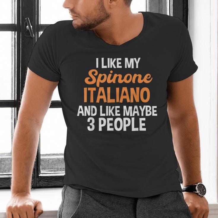 Spinone Italiano Dog Introvert Bracco Spinoso Fur Parent Men's V-Neck T-Shirt
