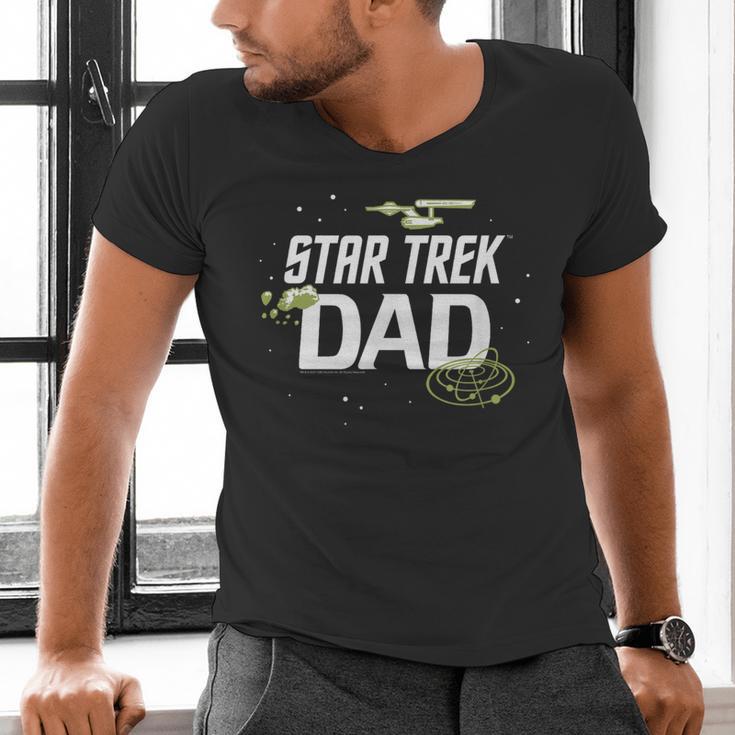 Star Trek Father's Day Star Trek Dad Icons Men's V-Neck T-Shirt