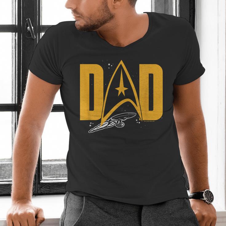 Star Trek Starfleet Dad Men's V-Neck T-Shirt