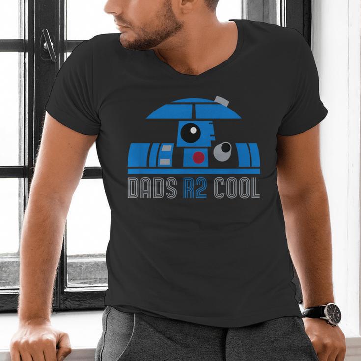 Star Wars Father's Day R2-D2 Dad's R 2 Cool Pun Men's V-Neck T-Shirt