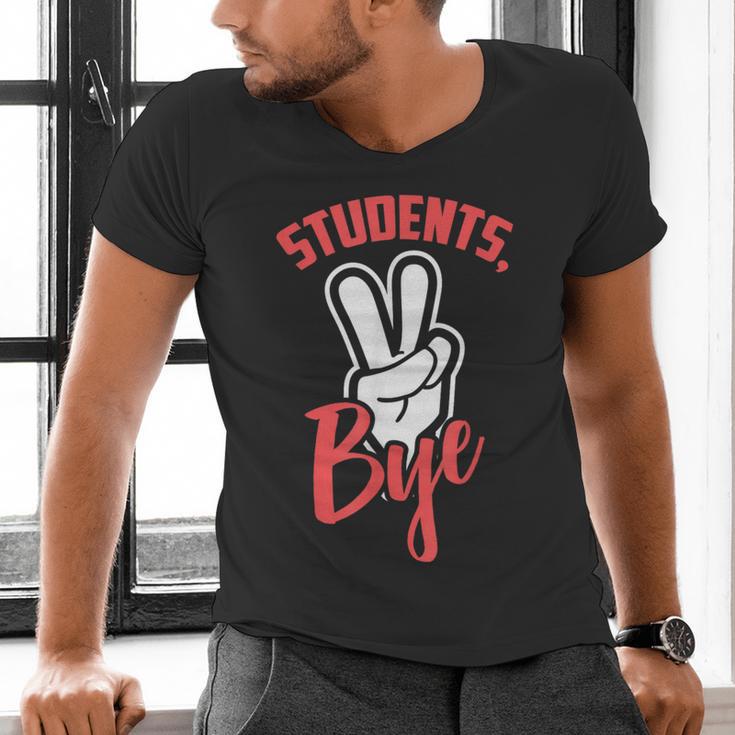Students Bye Shirt Last Day Of School Graduation 2019 Men's V-Neck T-Shirt