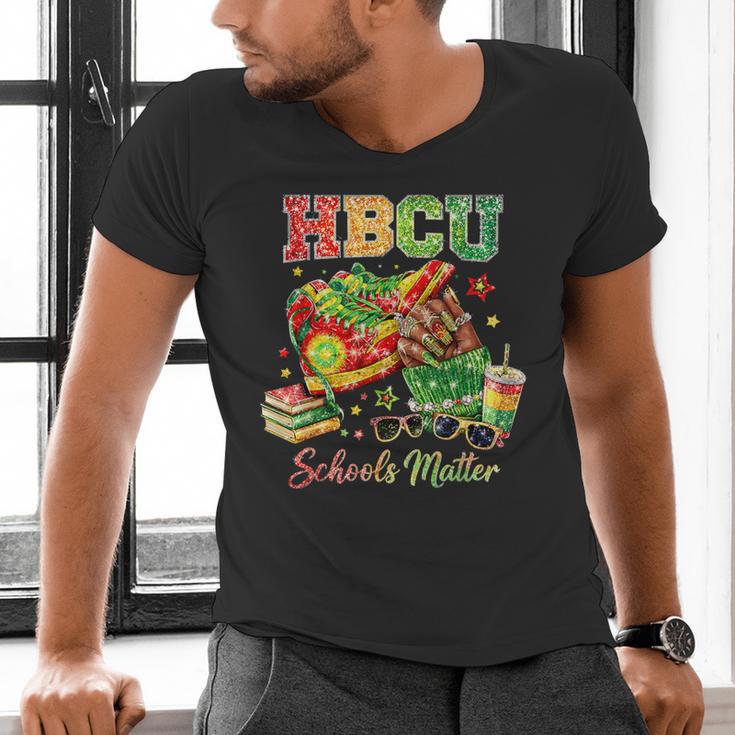 Students Future HBCU Grad History Graduation Men's V-Neck T-Shirt