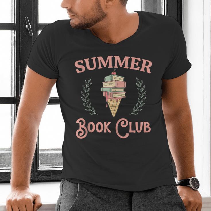 Summer Book Club Men's V-Neck T-Shirt Summer Book Club Men's V-Neck T-Shirt