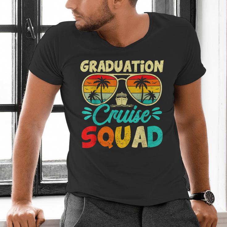 Summer Vacation Graduation Cruise Squad 2026 Matching Men's V-Neck T-Shirt