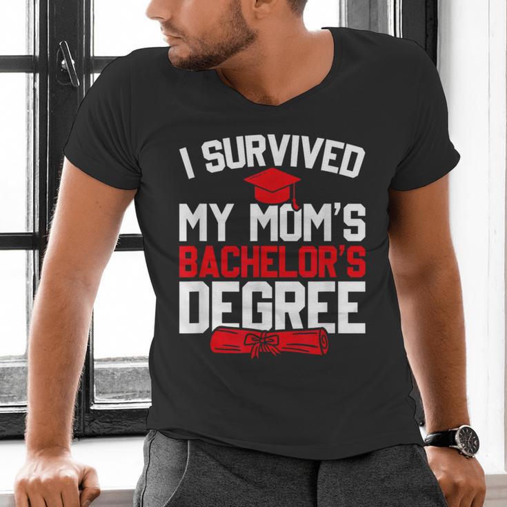 I Survived My Mom's Bachelor's Degree Graduation Men's V-Neck T-Shirt