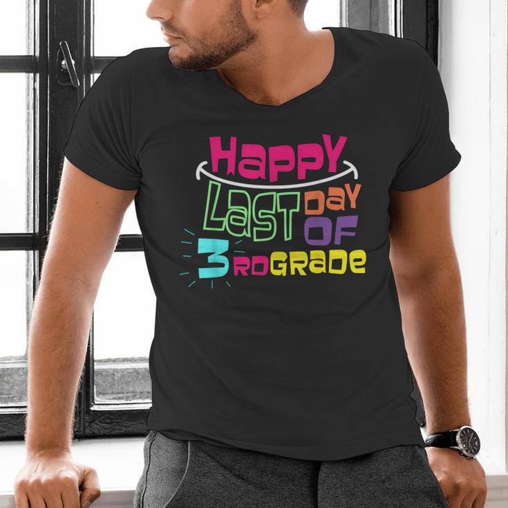 Sweet Happy Last Day Of 3rd Grade Kids GraduationMen's V-Neck T-Shirt