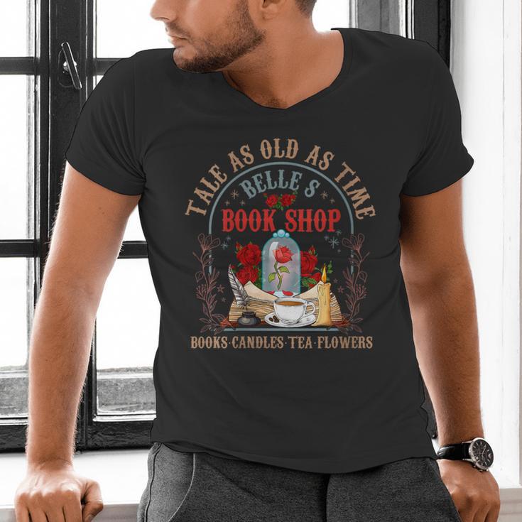 Tale As Old As Time Belle's Book Shop Book Coffee Book Lover Men's V-Neck T-Shirt