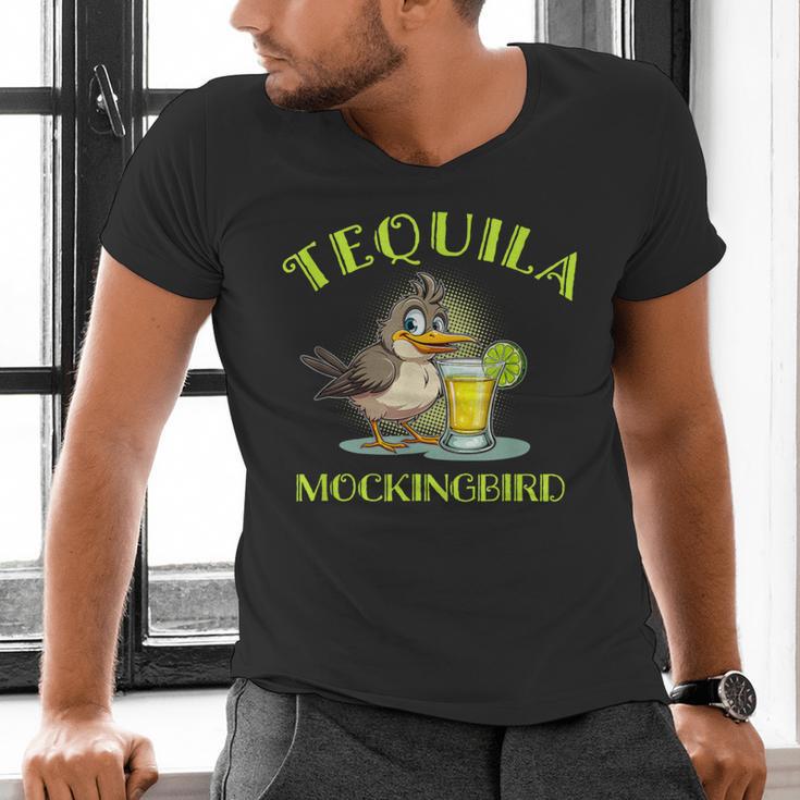 Tequila Mockingbird For Book Lovers And Writers Men's V-Neck T-Shirt Tequila Mockingbird For Book Lovers And Writers Men's V-Neck T-Shirt